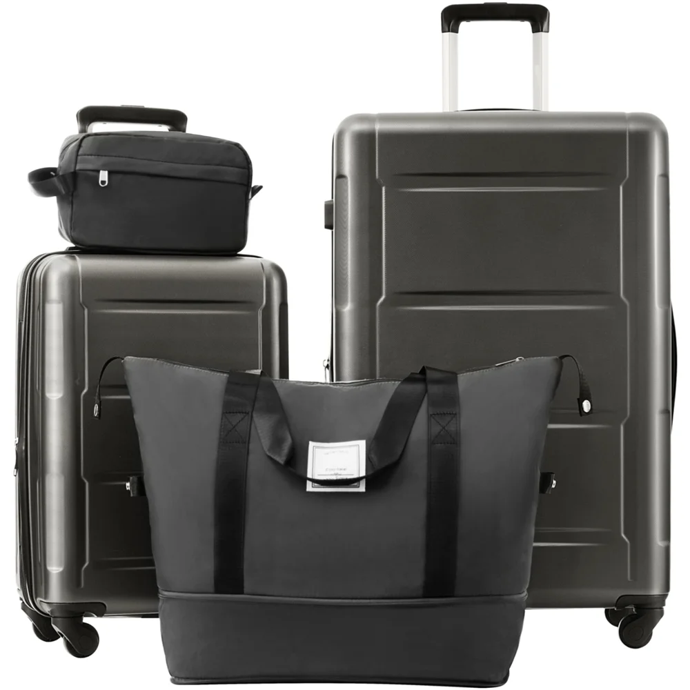 2 Piece Luggage Set with Bags Expanable Spinner Wheels ABS Lightweight Suitcase with TSA Lock 20inch+28inch (Set of 2) - Image 2