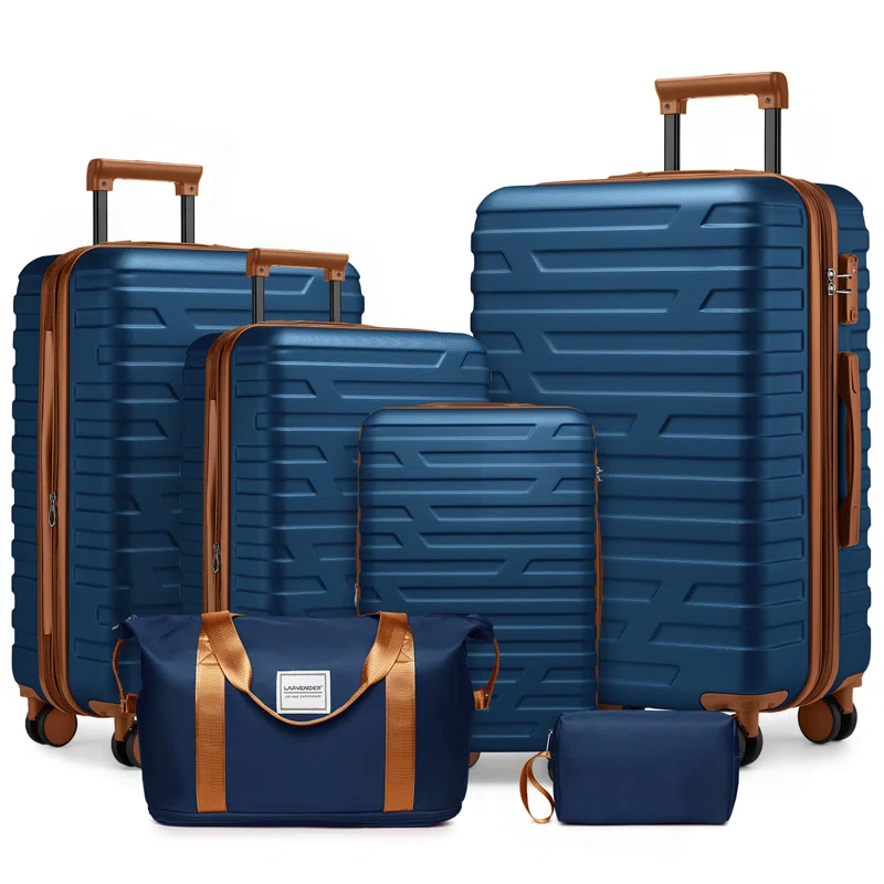 Luggage Sets 6 Pieces With Duffel Bags Hardside Expandable Suitcases